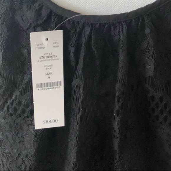 NEW WHBM Lace Cold Shoulder Blouse - Picture 2 of 4